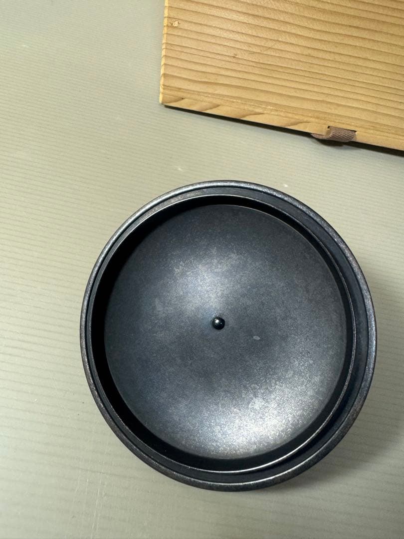 2444 茶釜 万代屋釜　茶道具　炉用　茶室　茶席　金属工芸