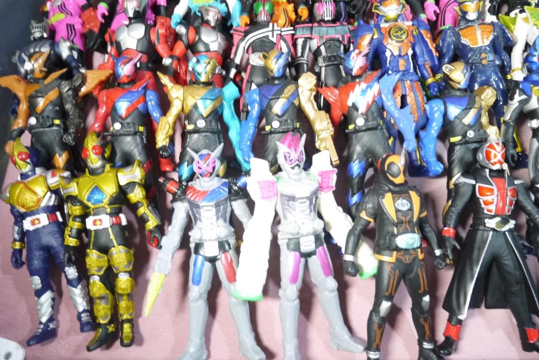 ライダーヒーローシリーズ　ビッグサイズソフビフィギュアなど　112体セット