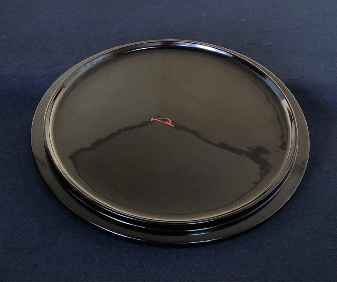 《レ》輪島塗 大口水指 塗師 茶平一斎 表千家永田宗伴 花押 260128く2