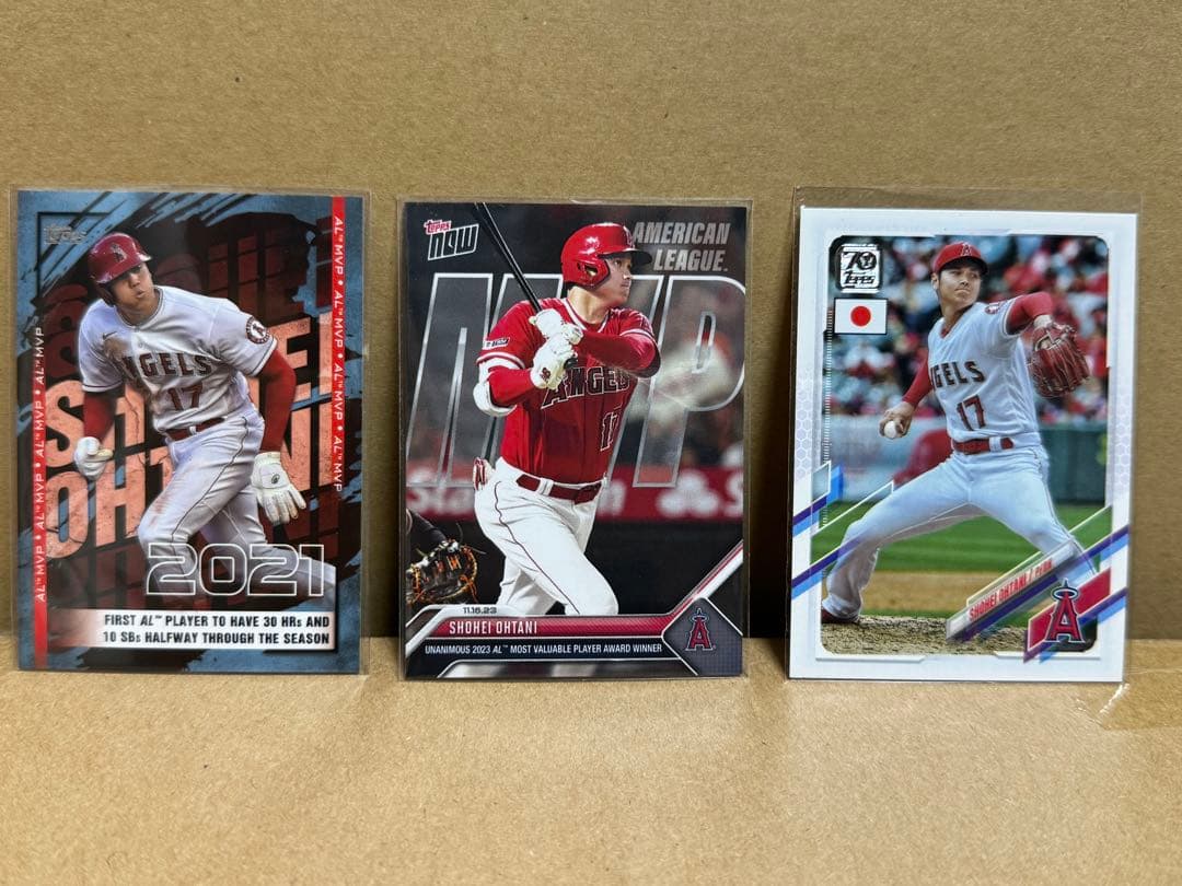 大谷翔平 MVP フィギュア 2021年　toppsカード