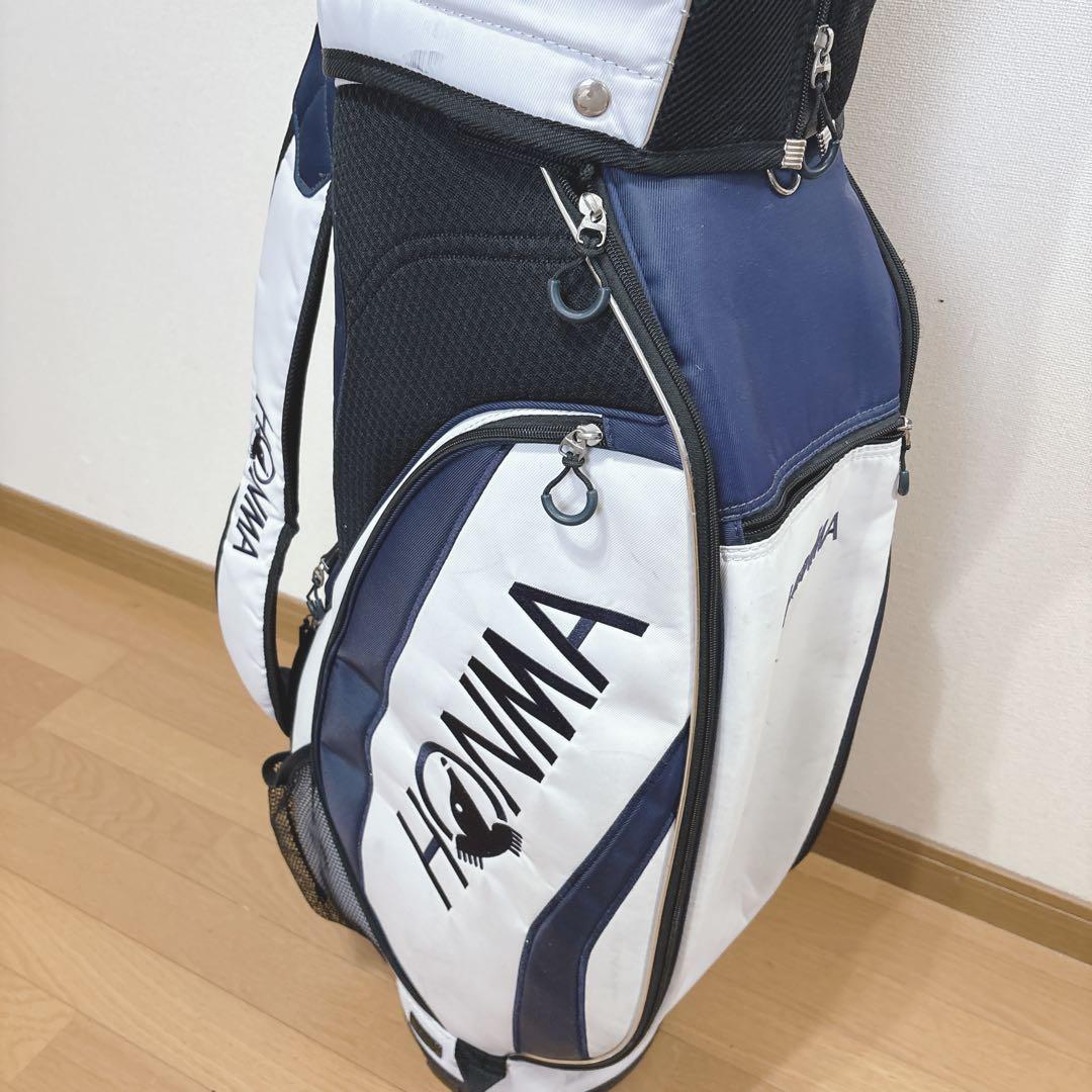 K438 HONMA コンパクトスポーツ キャディバッグ ホワイト