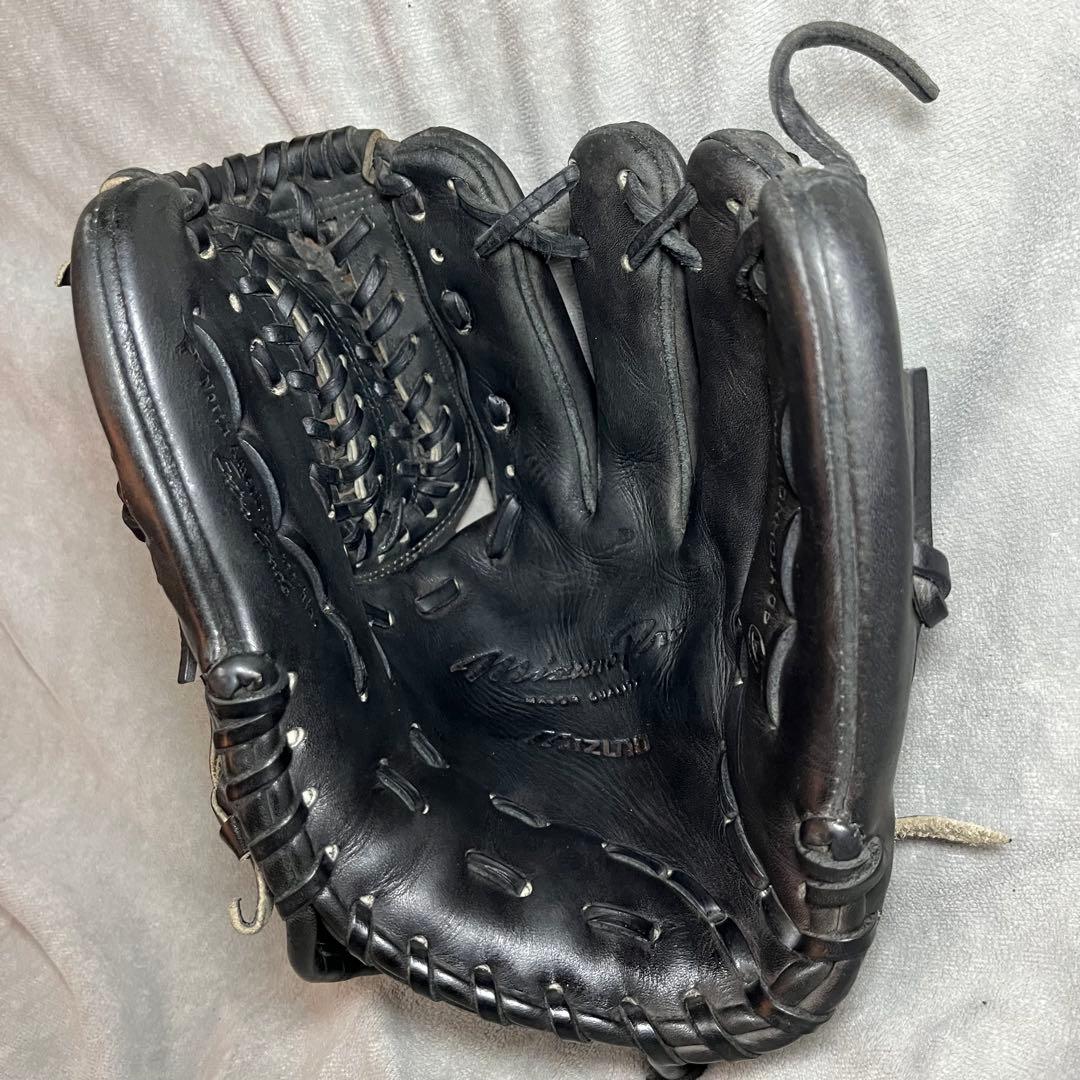 ミズノプロ　硬式内野手用グローブ　Mマーク　旧タグラベル