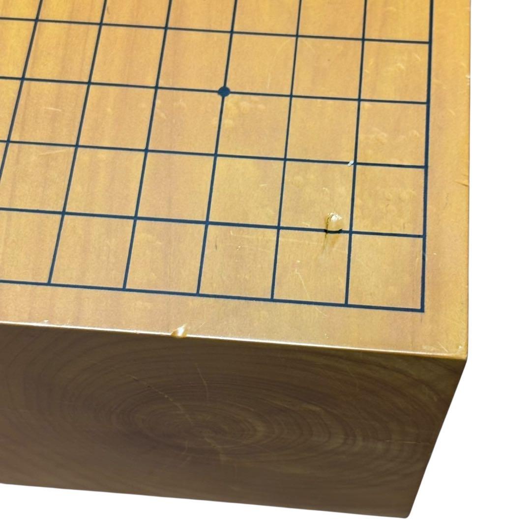 高級天然木 本榧 碁盤 ヘソあり 蛤碁石 那智黒石 本カヤ 囲碁