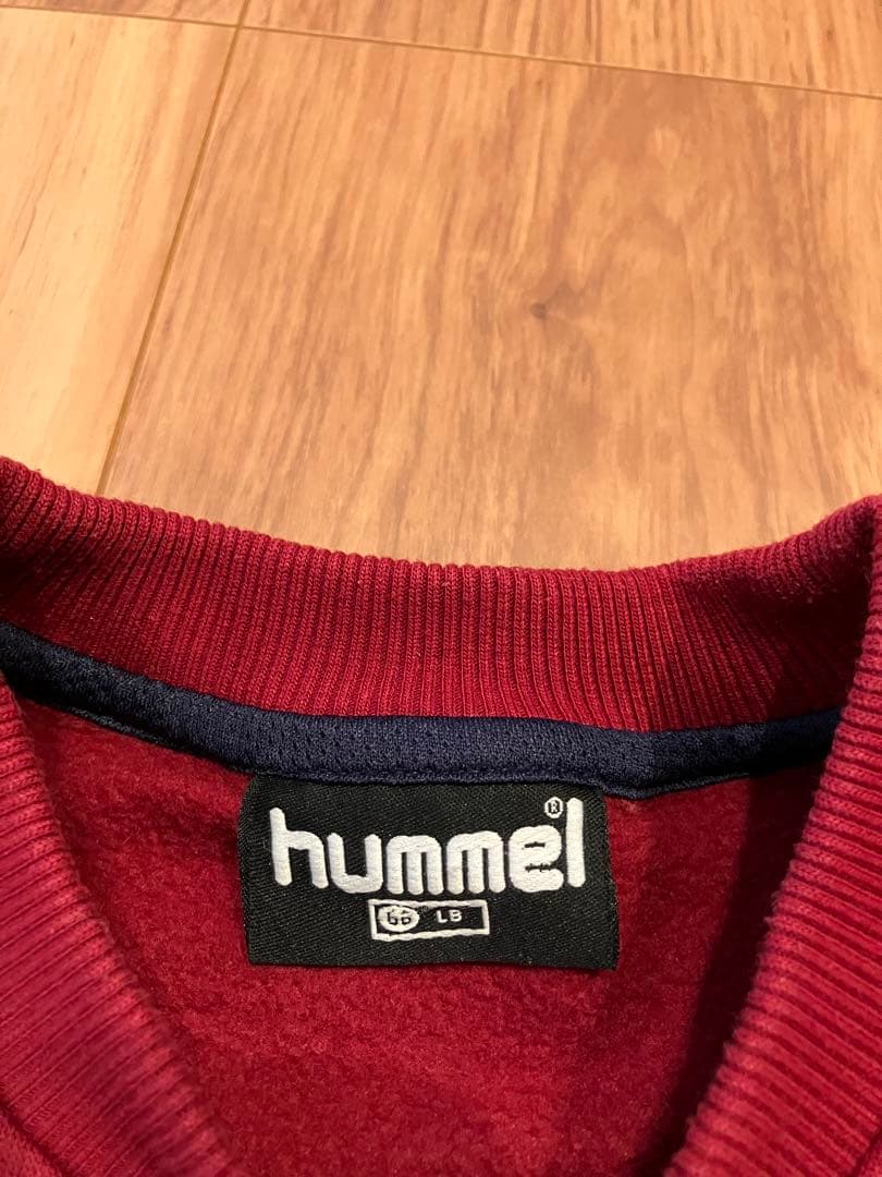 アストンビラ　hummel スウェット 古着 プレミアLB S