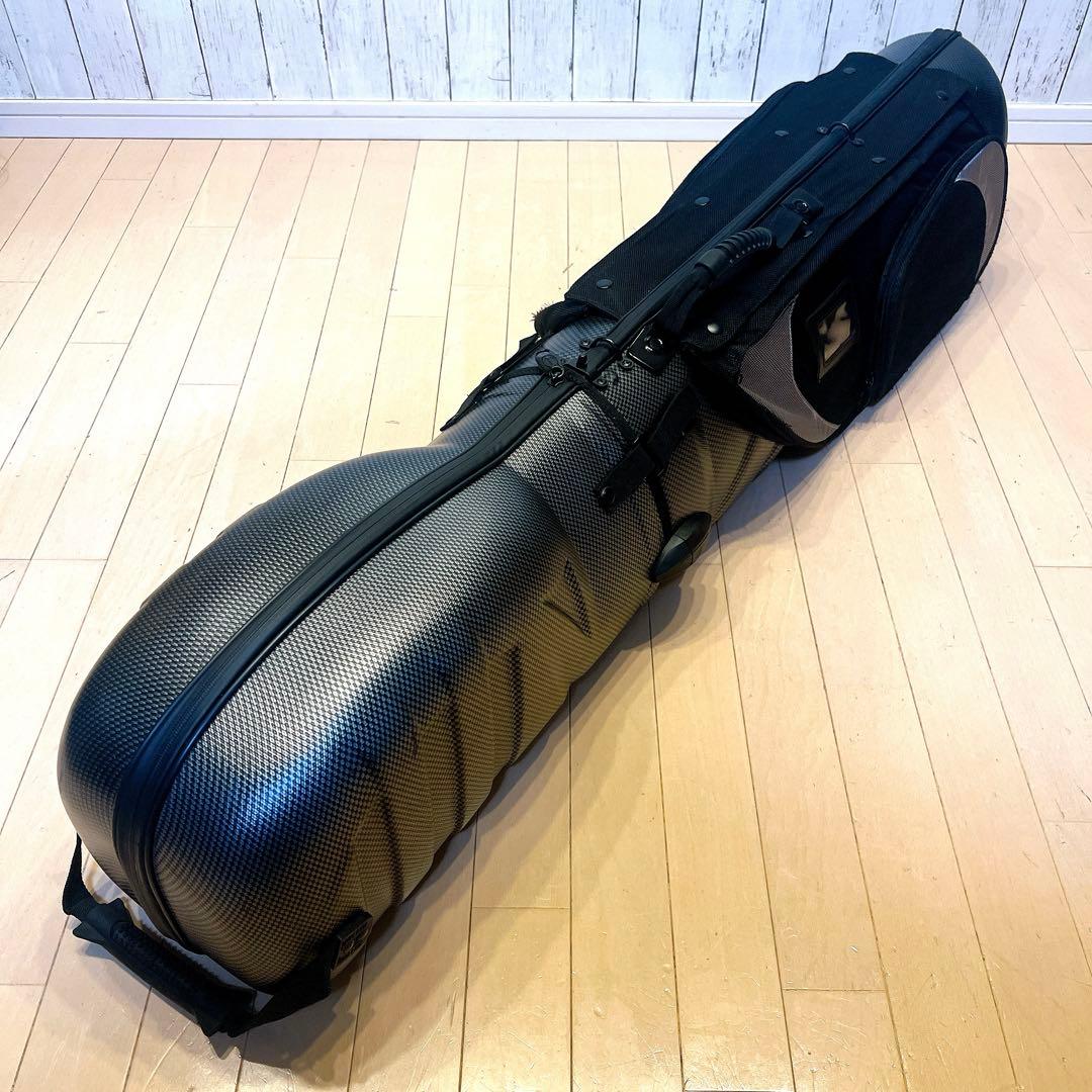 希少BAGBOY トラベルケース カーボン調 キャディバッグ　ハードケース　2輪