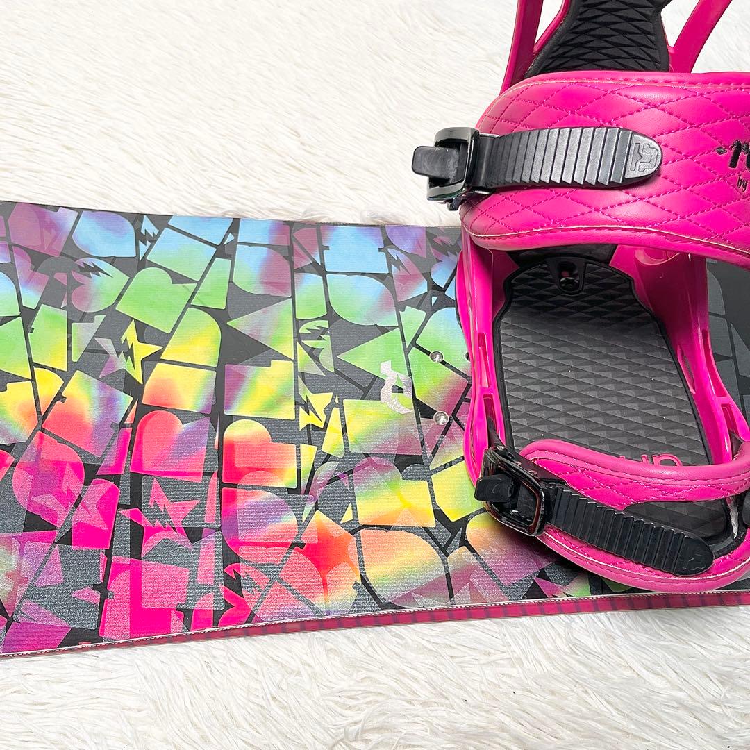 【美品】RIDE スプラッシュ スノーボード UNIONビンディング 142cm