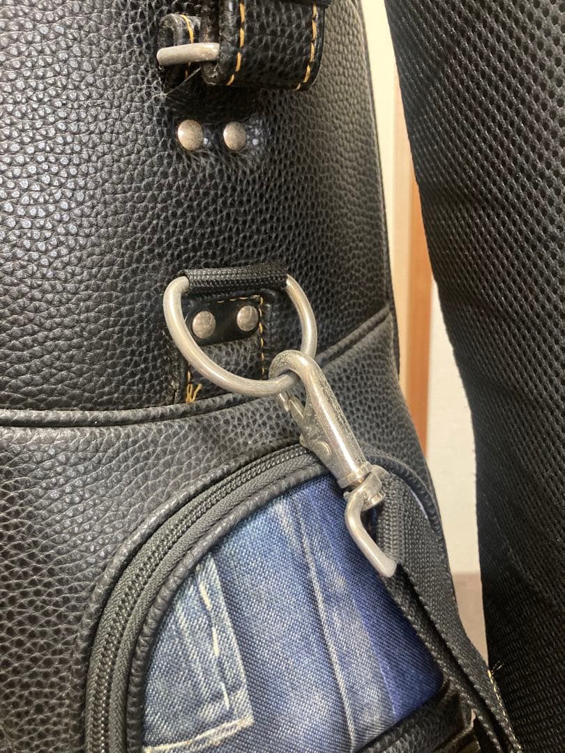 【しん】EDWIN GOLF デニム風キャディ• サブ•ボストンバッグ3点