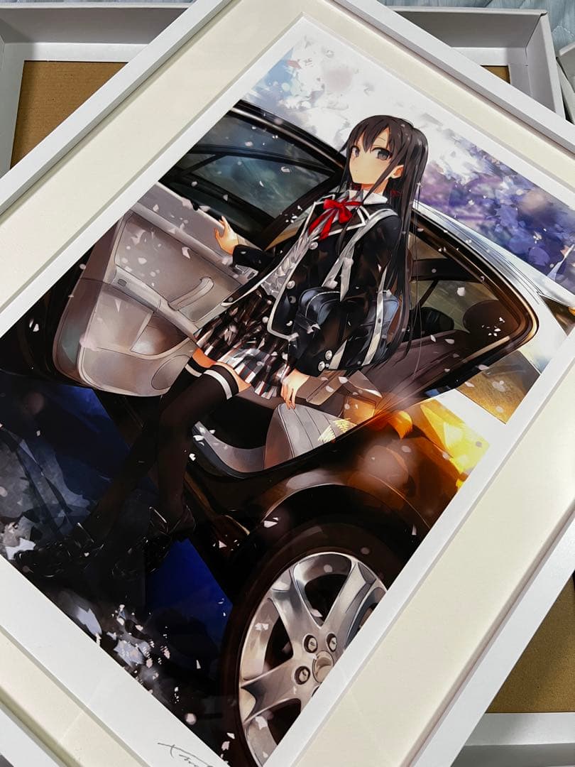 やはり俺の青春ラブコメはまちがっている。直筆サイン入りアートグラフC 雪ノ下雪乃