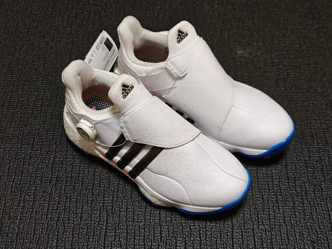 新品 adidas ゴルフシューズtour360 boa 25cm 白