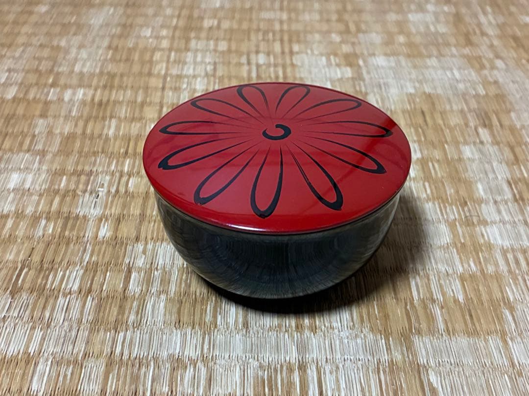 茶道具 塗師 【岡本 陽斎】春秋棗 なつめ 蒔絵 共箱