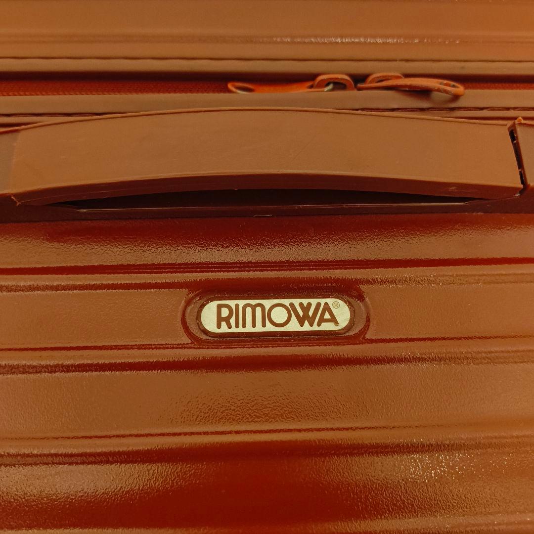 廃盤品 希少 RIMOWA 63L 2輪 855.63 キャリーケース レッド