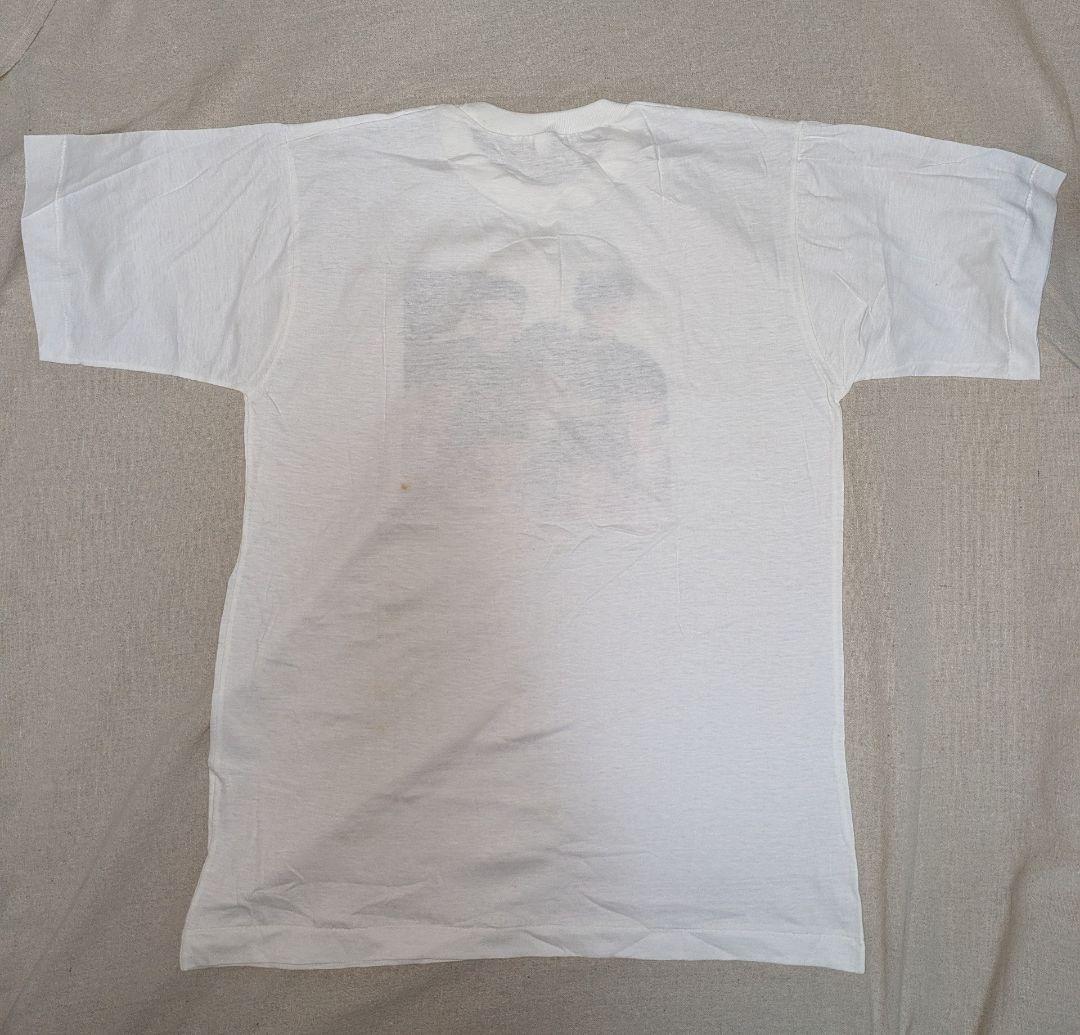 希少レアグッズ　光GENJI　TシャツMサイズ 白ホワイト　80年代当時物