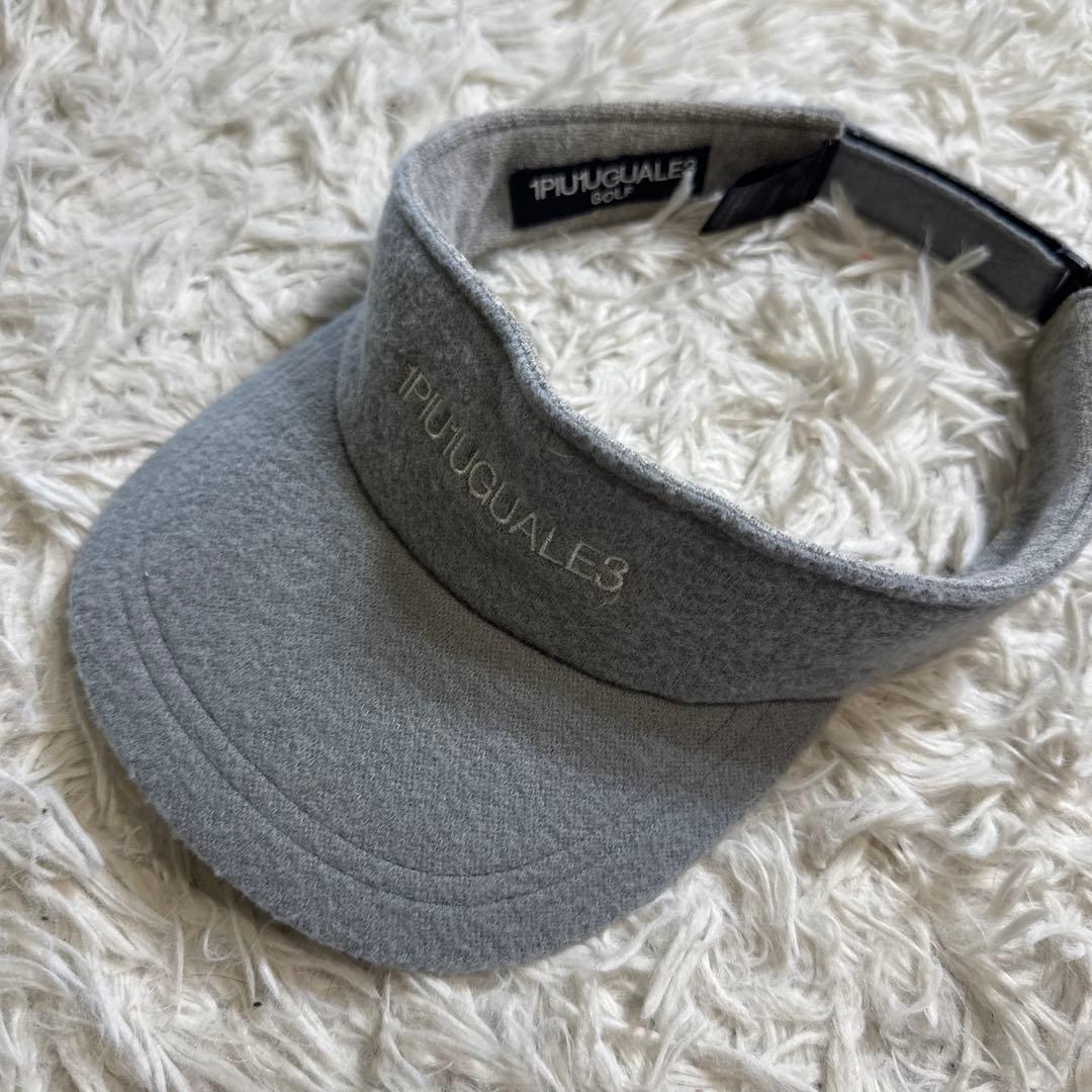 1piu1uguale3 golf グレー レディース バイザー ゴルフウェア