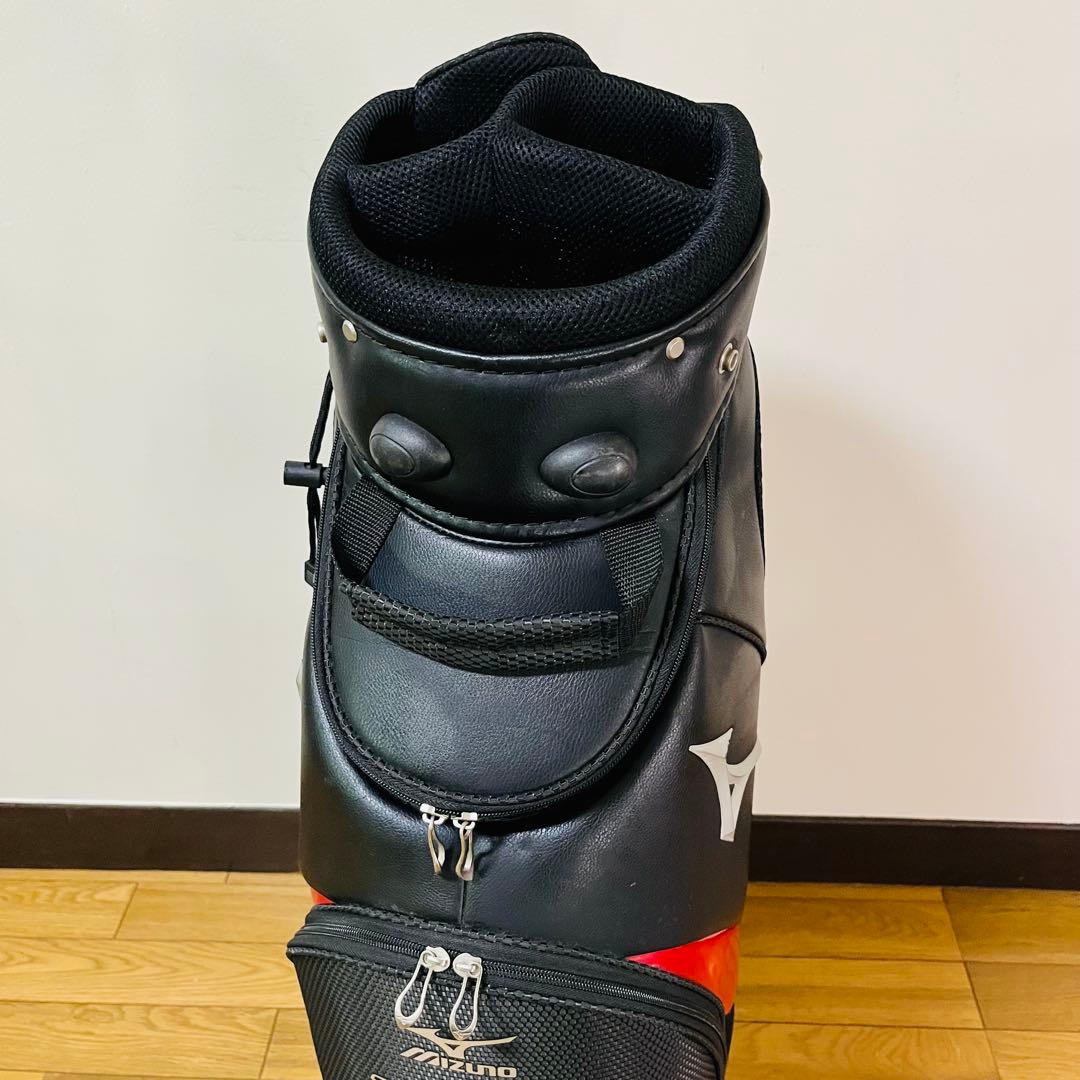 MIZUNO ミズノ　キャディバッグ　ブラック　レッド　送料込み