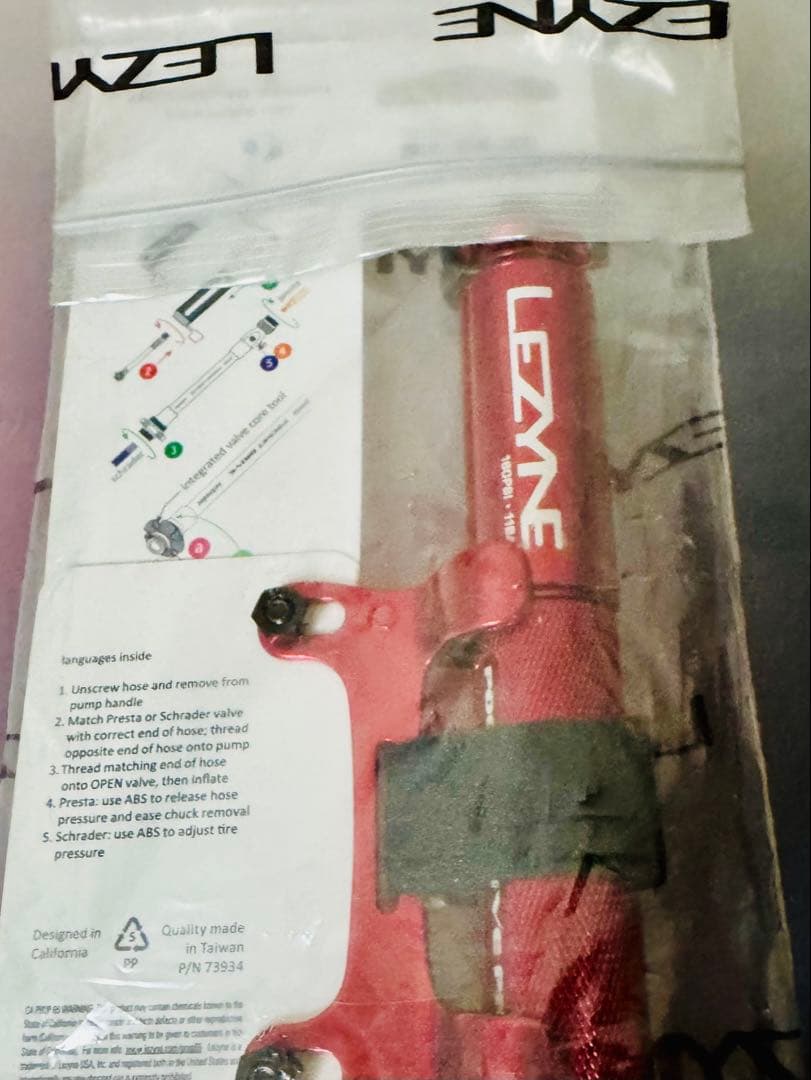 Supreme LEZYNE コラボ POCKET DRIVE PRO レッド