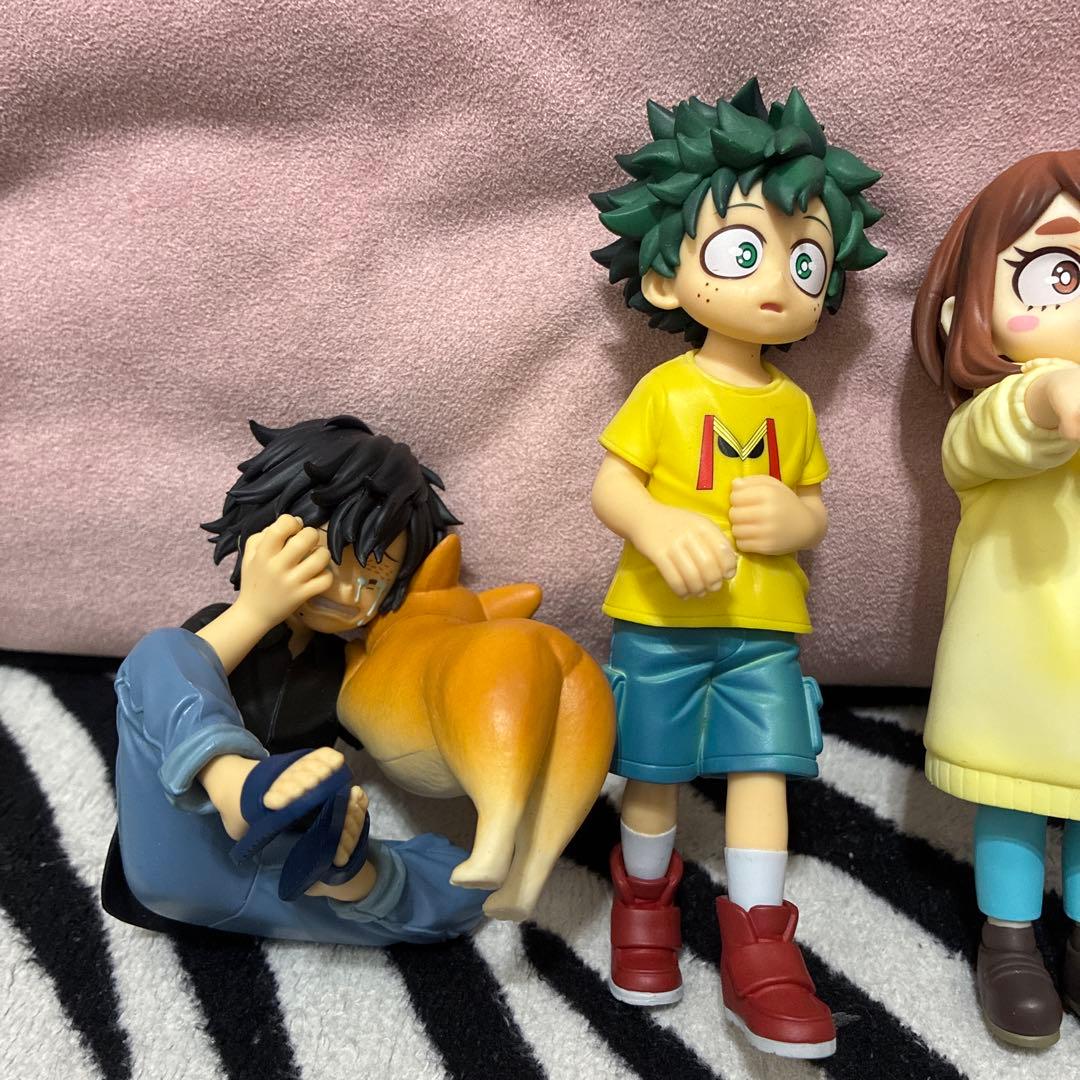 僕のヒーローアカデミア　一番くじ　E賞お茶子&トガ　C賞いずく&てんこ