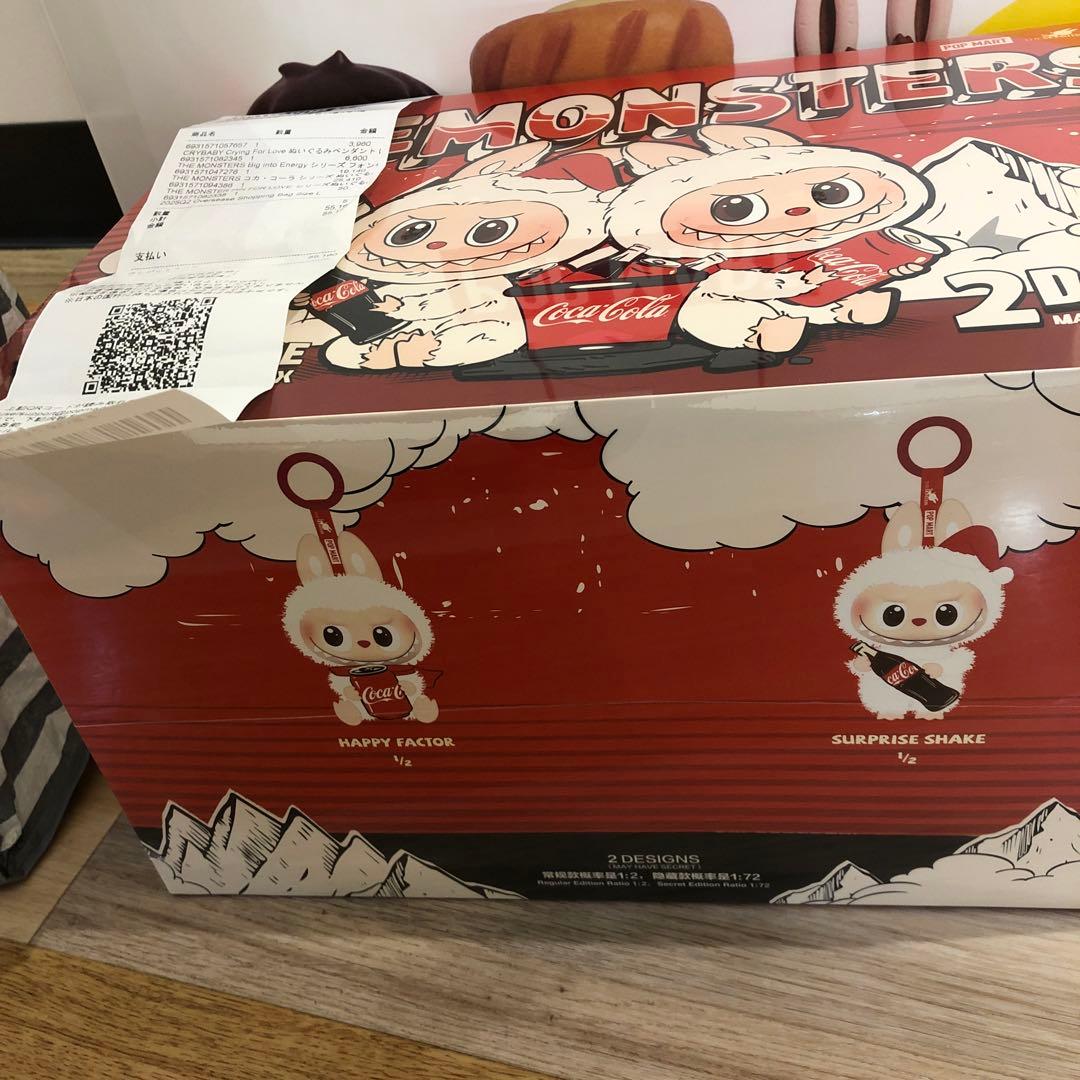 THE MONSTERS LABUBU ぬいぐるみ コーラ　COCA-COLA