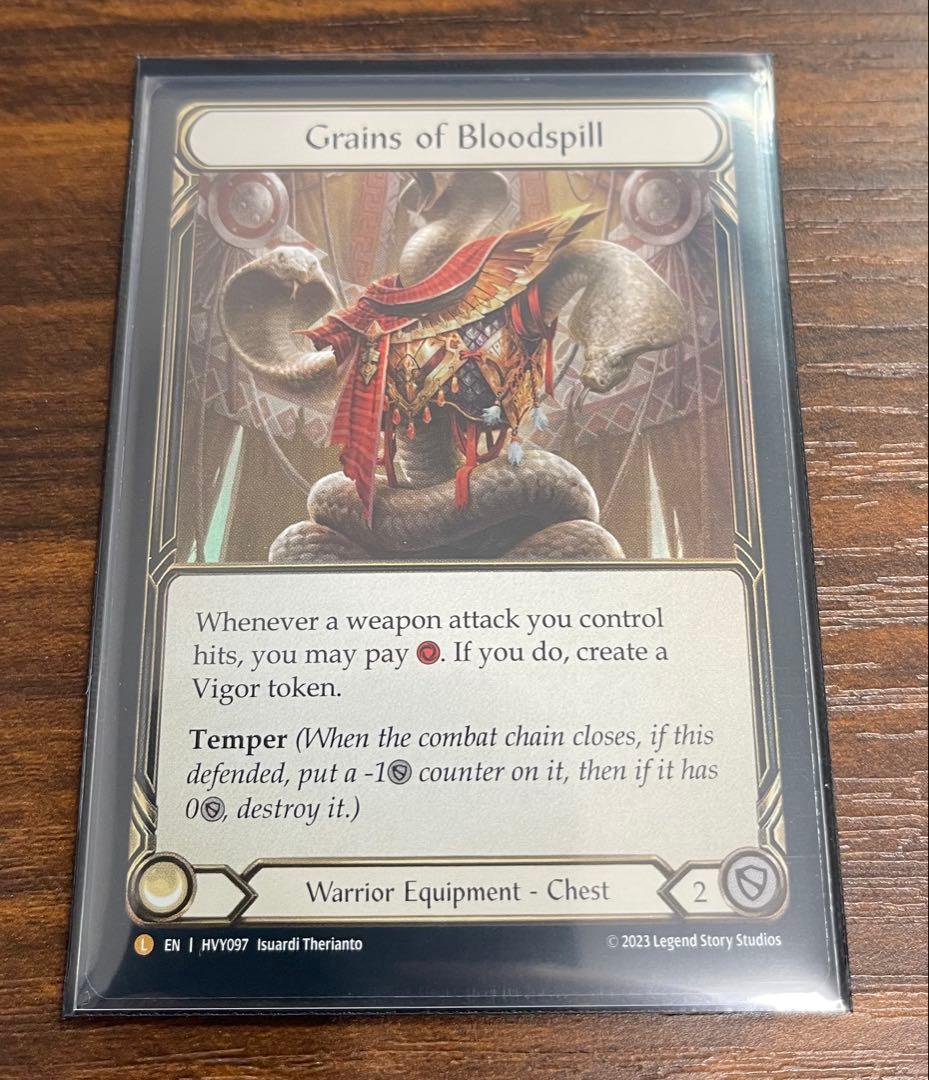 FaB Grains of Bloodspill RF 英語版