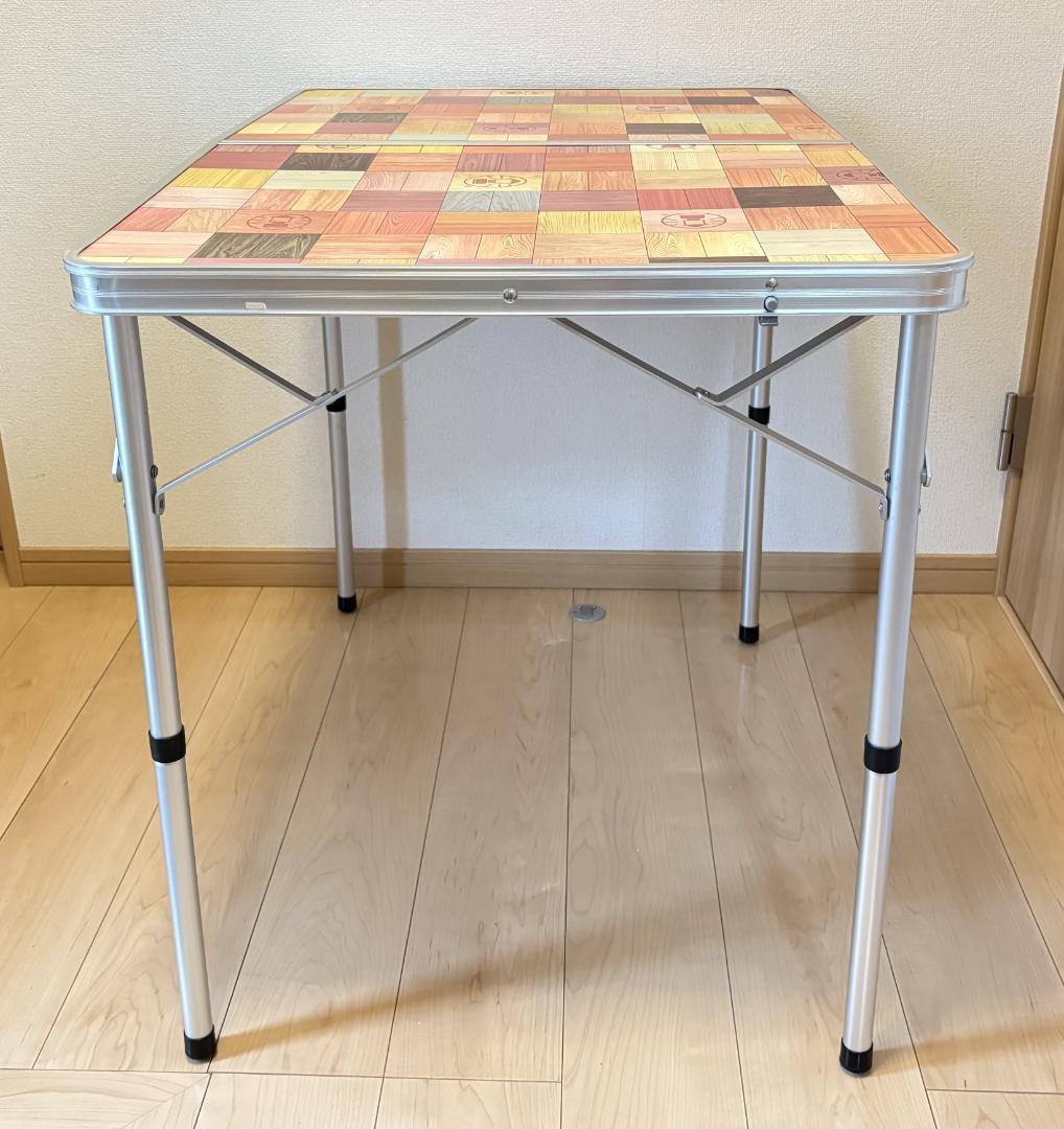 コールマン ナチュラルモザイクリビングテーブル90 + ミニテーブル セット