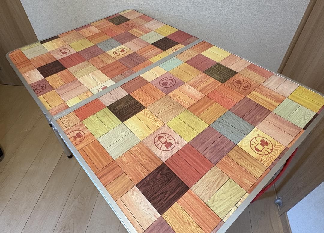 コールマン ナチュラルモザイクリビングテーブル90 + ミニテーブル セット