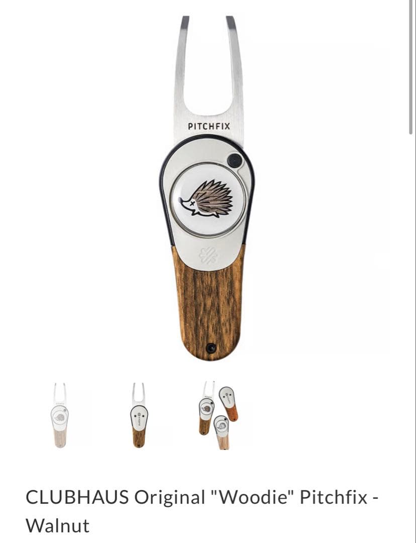 【新品未使用】CLUBHAUS \"Woodie\" Pitchfix Walnut