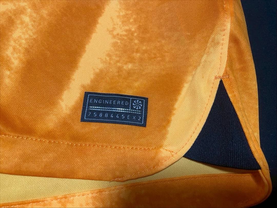 【正規品／美品】2022 オランダ代表 ホーム ファン・ダイク 4 NIKE L