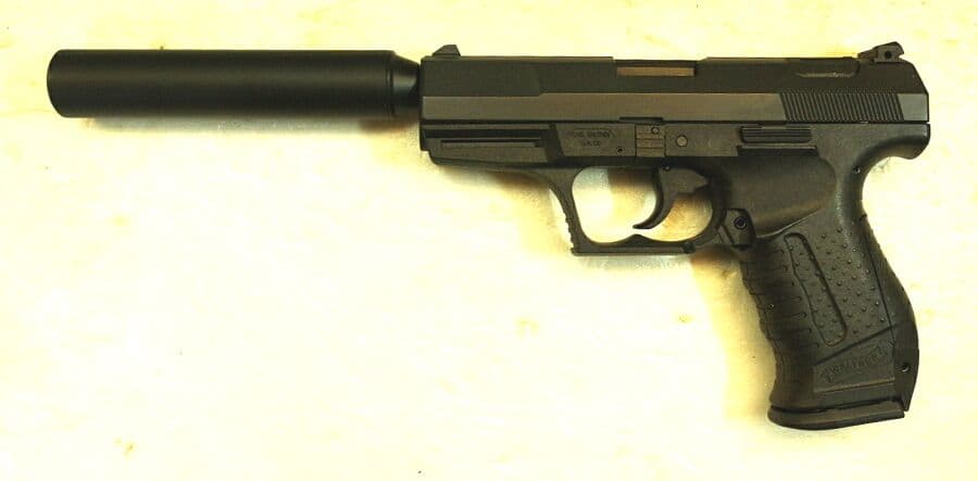 マルゼン Walther P99 BLOWBACK サイレンサー付きモデル