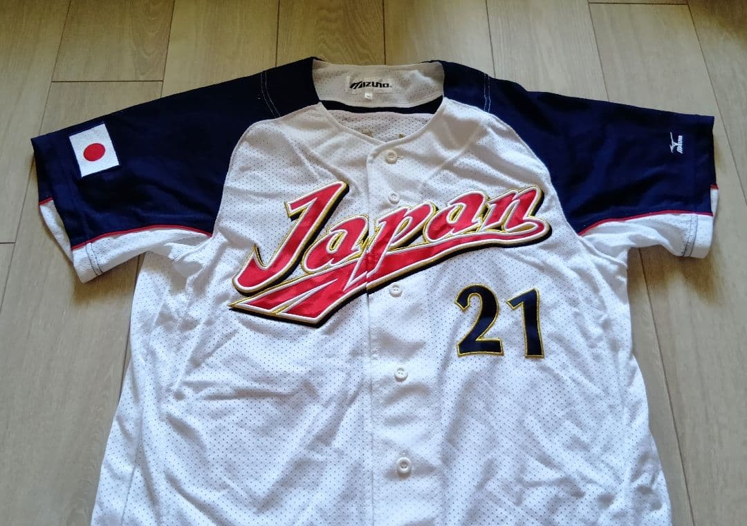 【レア】2006 WBC 和田　ホーム　ユニフォーム　ミズノ　M-L