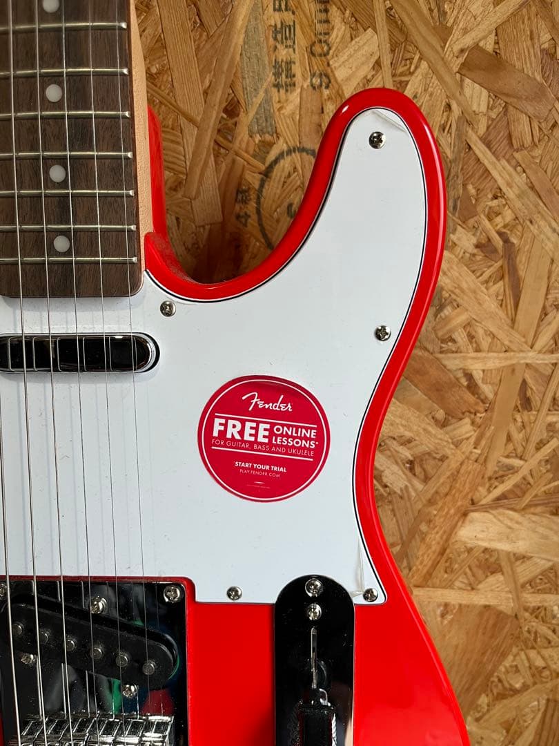 『美品』SQUIER BY FENDER Telecasterレースレッド