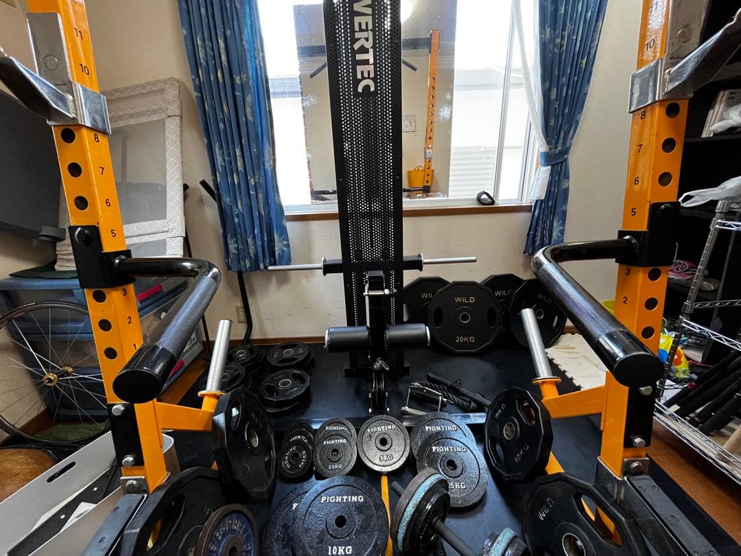 パワーテック　ハーフラック　ラットオプション オリンピックシャフト　他多数