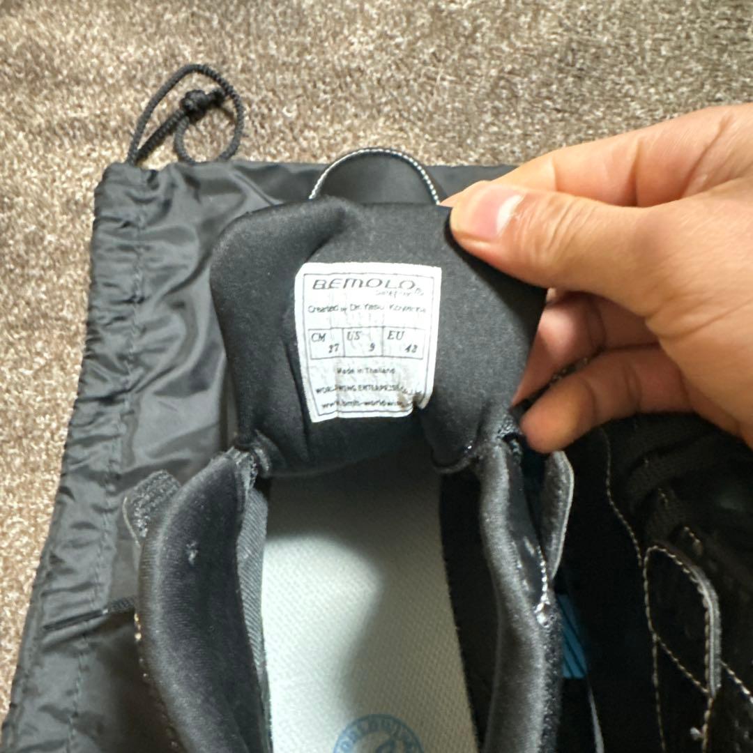超美品✨BEMOLO ブラック ハイカットシューズ 27cm （新品✨）