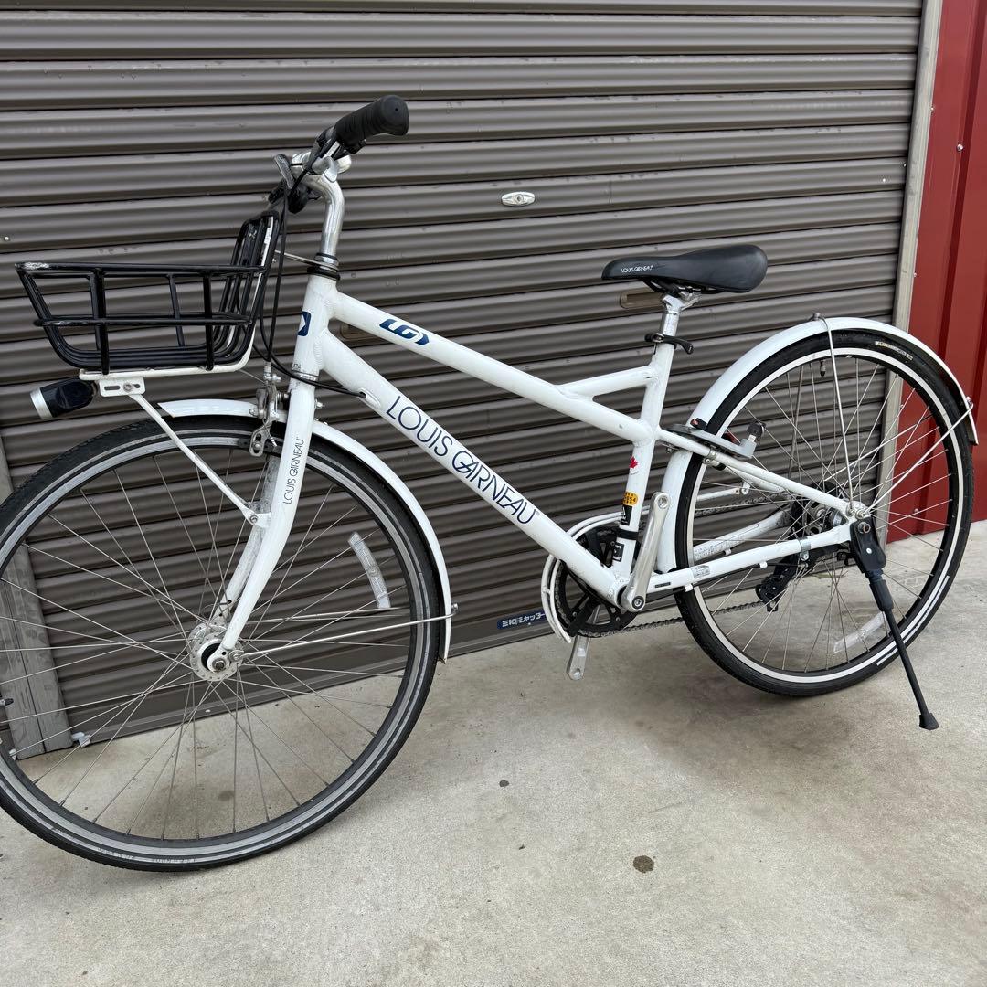 通勤通学用自転車 ￼ルイガノ カゴ付き 定価6.2万円 身長145-165cm