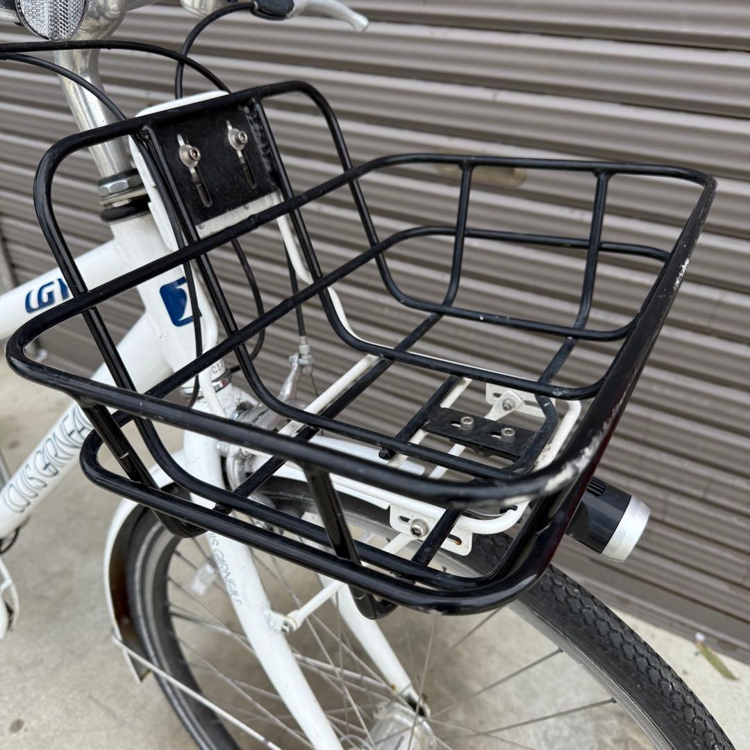 通勤通学用自転車 ￼ルイガノ カゴ付き 定価6.2万円 身長145-165cm