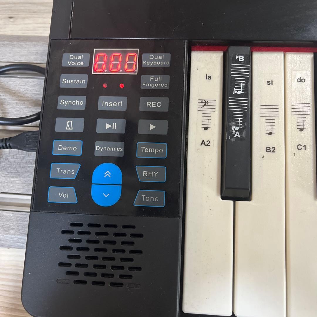 TOMOI 88鍵番　電子ピアノキーボード 折りたたみ式　付属品付　midi対応