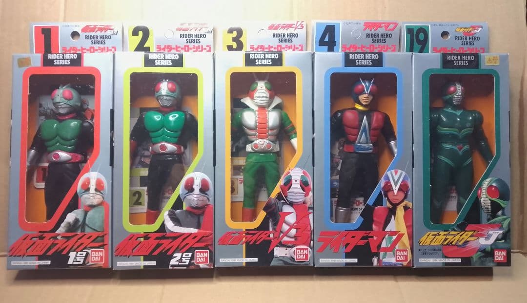 仮面ライダーヒーローシリーズ5体セット