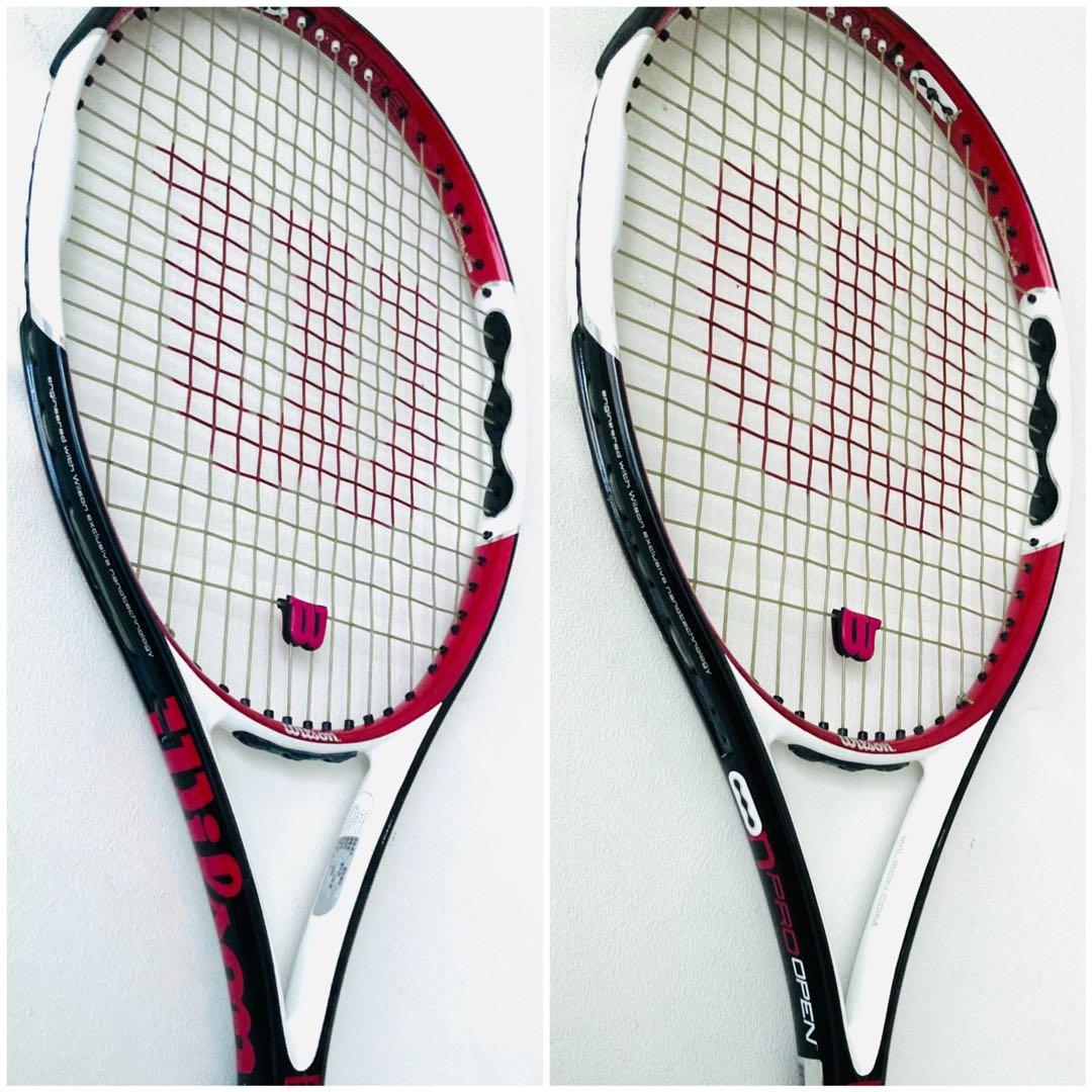【美品】ウィルソン『Nプロオープン PROOPEN』US限定テニスラケット／G2
