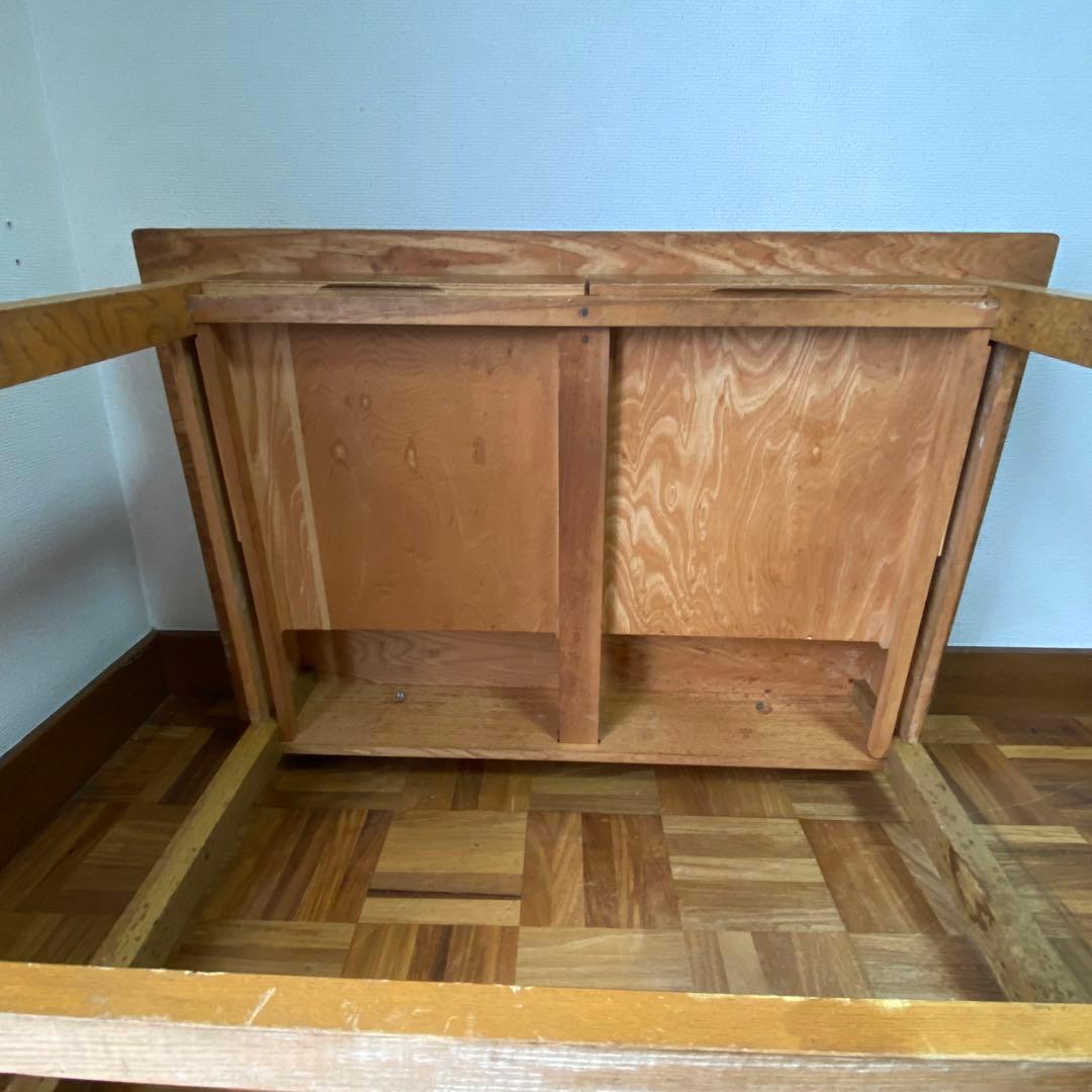 長期保管品 木製机 ウッドデスク 釘打ち 古家具 エイジング ビンテージ