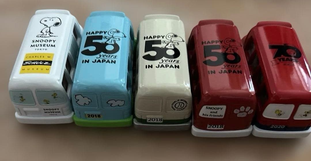 スヌーピー トミカ　ミニカー＆バス