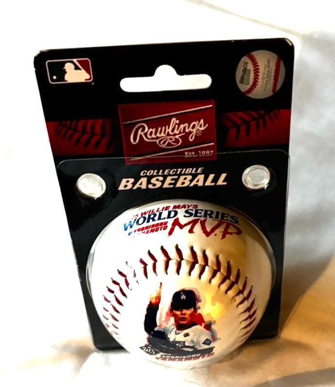 ドジャース 山本由伸 2025 ワールドシリーズ MVP記念ボール 専用ケース付