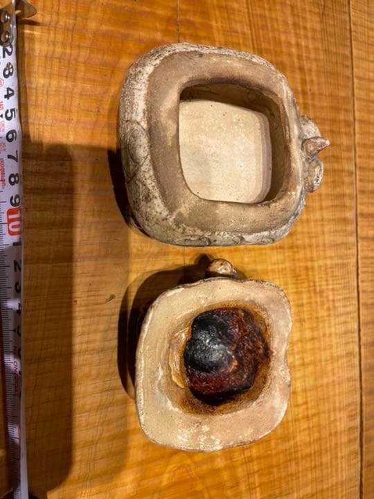 香炉 志野 狛犬 本阿弥光悦 白釉獅子