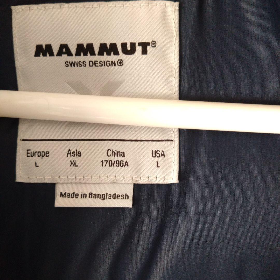 ひまわりさま専用　MAMMUT 　マムートロング丈ダウン　レディースL　ネイビー