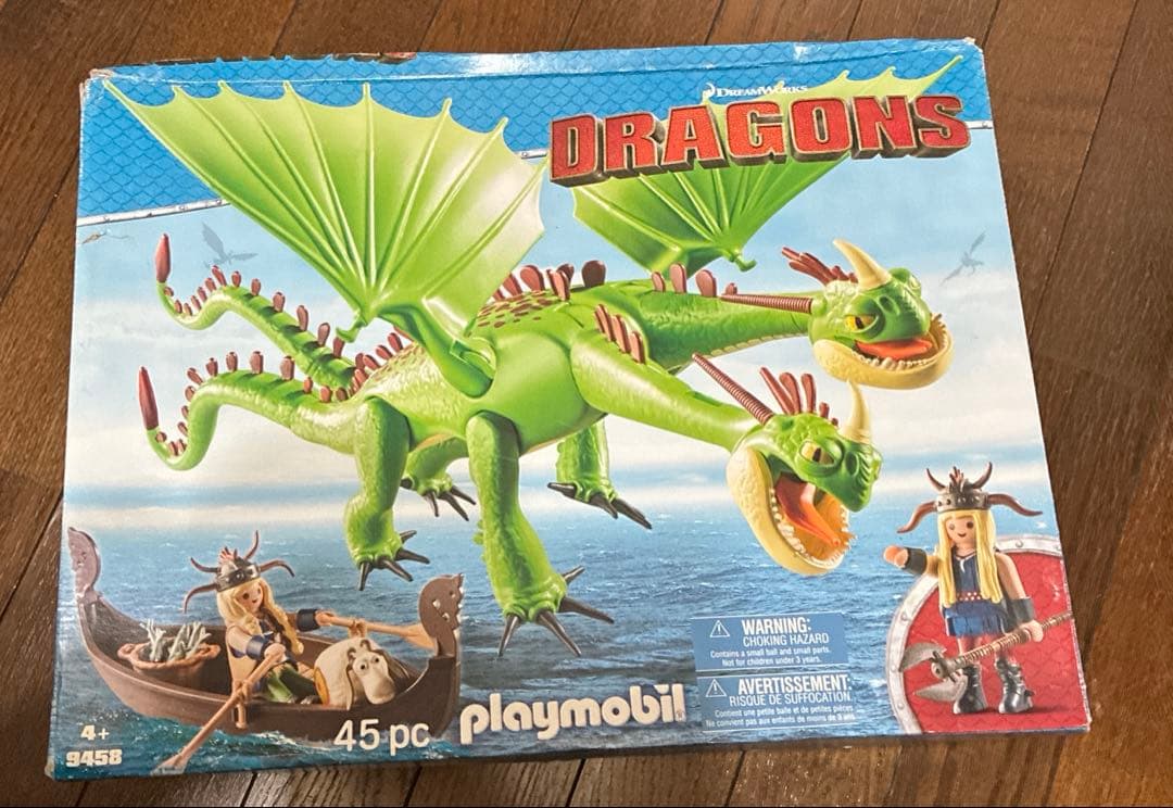 プレイモービル　9458 『ヒックとドラゴン ２』 ラフ＆タフとバーフ＆ベルチ