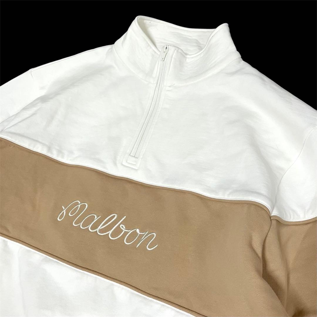 正規美品 MALBON GOLF マルボン ゴルフハーフジップ スウェットXXL