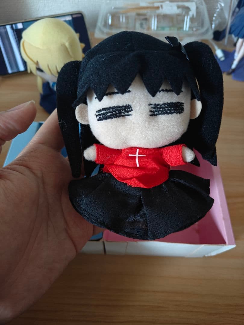 Fate へたれセイバー＆凛　ぷるぷる ぬいぐるみセット