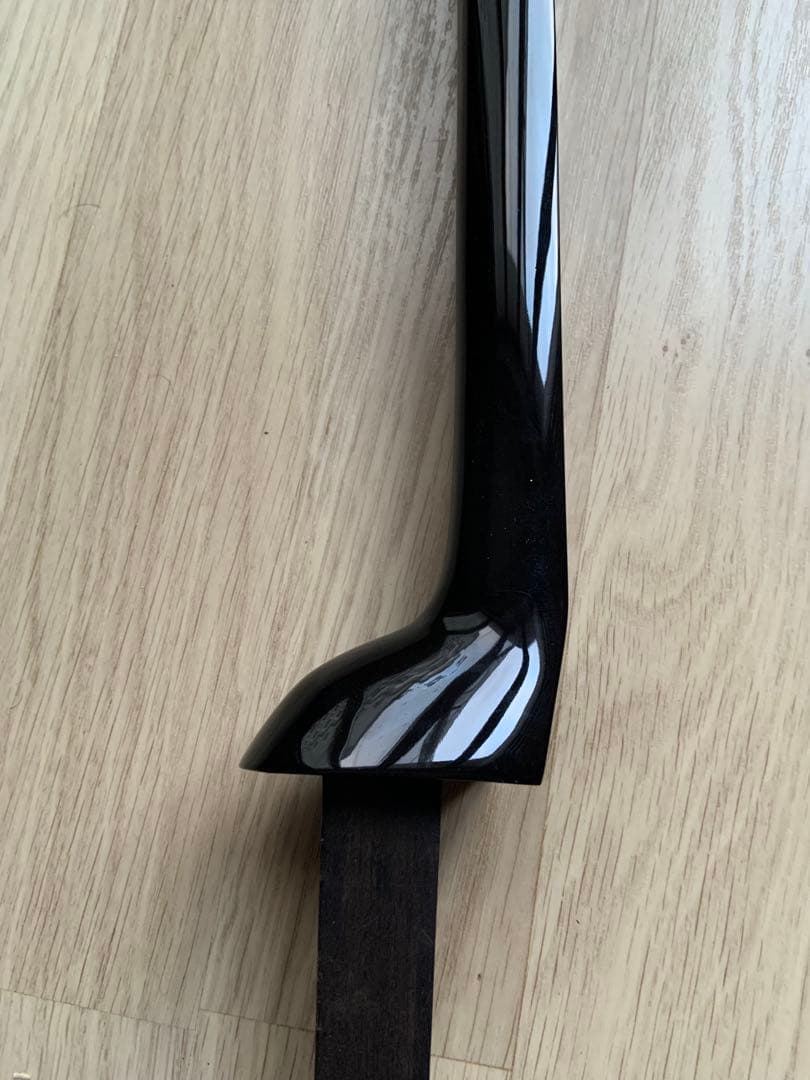 沖縄三線　与那城型　八重山黒木真黒　スンチー塗り　本張り