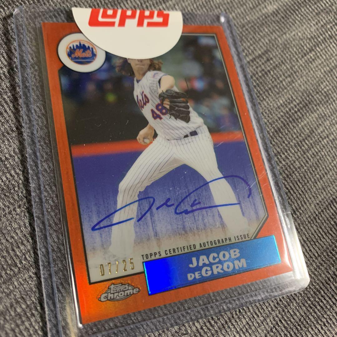 Jacob degrom orange Auto 25枚限定 SSP