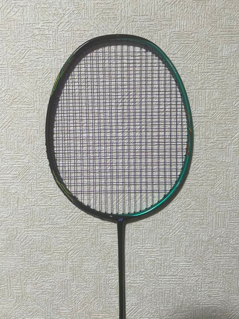 バドミントンラケット グリーン パープル