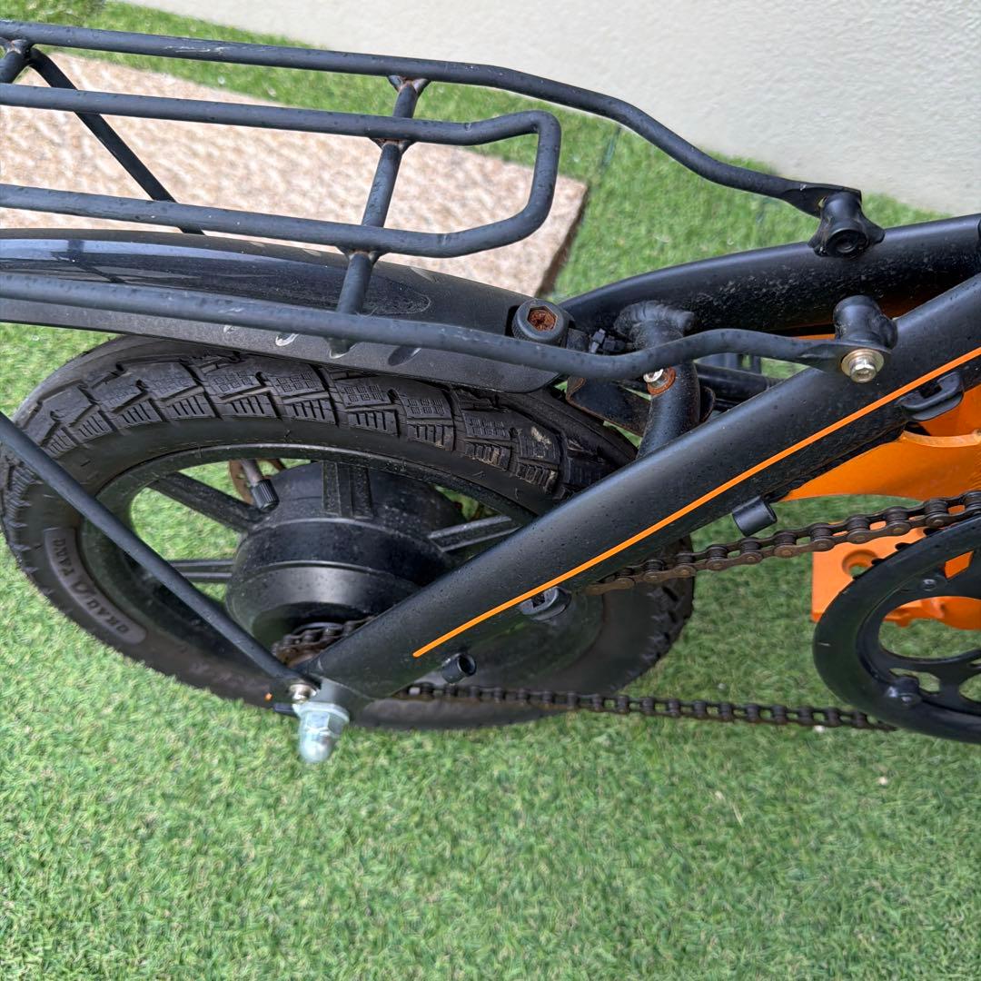 大阪発　ジャンクFLYFISH 電動アシスト自転車 オレンジ　引取り限定