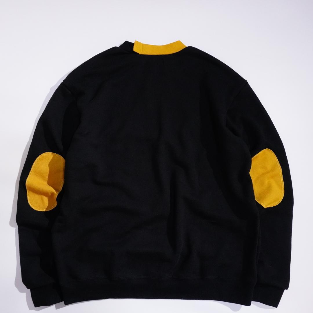 新品 ツートン リメイク スウェット トレーナー イエロー スニーカー 黒　黄色