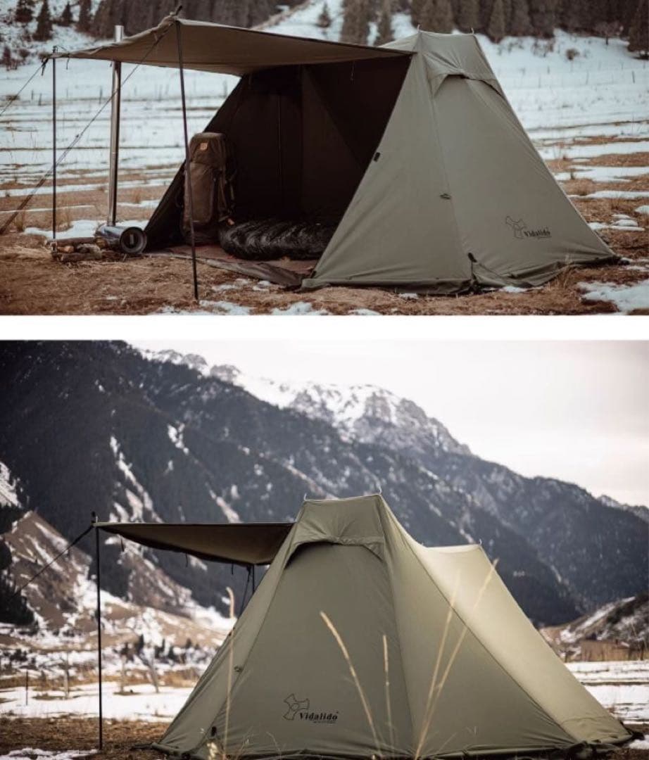 Vidalidoヴィダリド パップテント tc 軍幕テント ソロ 1-2人用